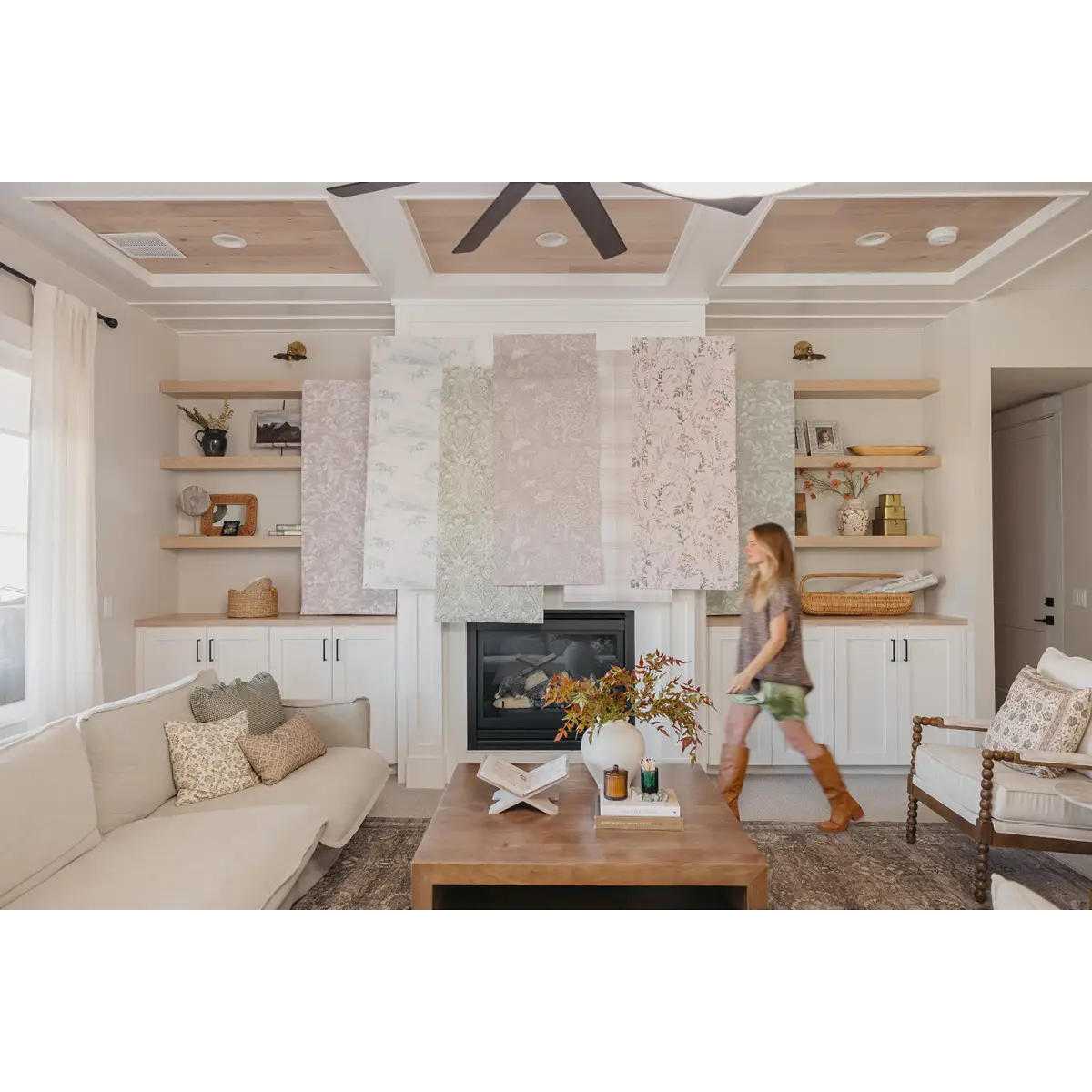 Rook Wallpaper - Gentle Watercolor Horses - by Aynsley Ovard x Bloomery Decor - Loomwell Home Goods