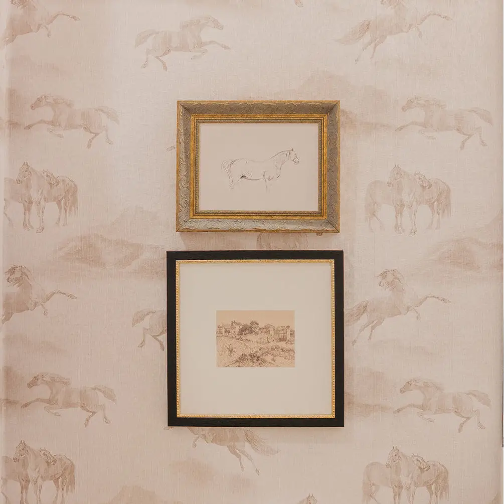 Rook Wallpaper - Gentle Watercolor Horses - by Aynsley Ovard x Bloomery Decor - Loomwell Home Goods