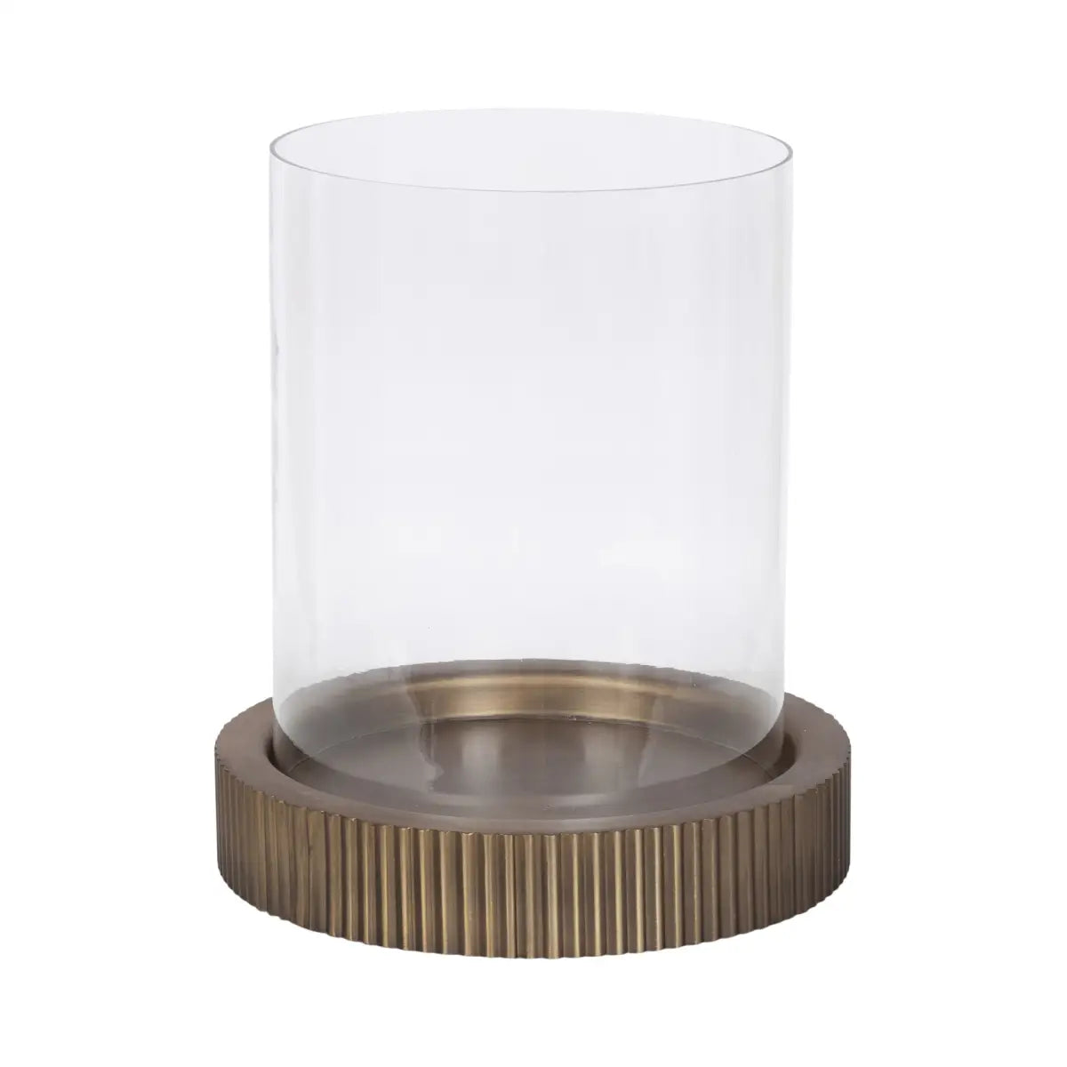 Rooks Metal Pillar Candle Holder - kateandlaurel