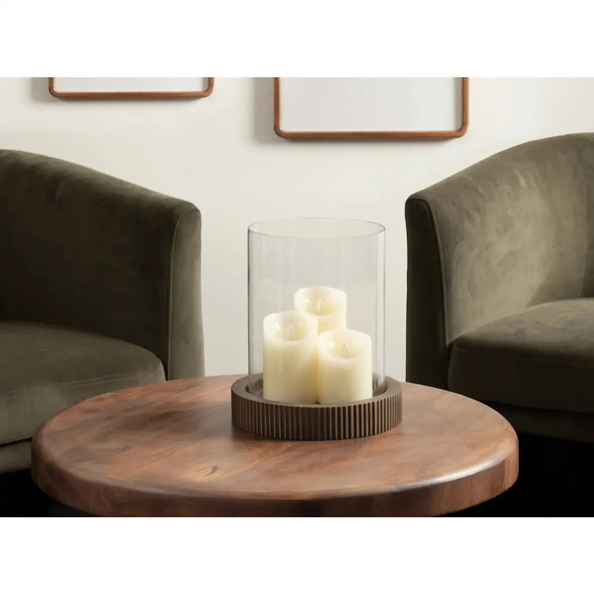 Rooks Metal Pillar Candle Holder - kateandlaurel