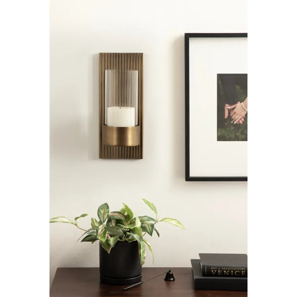 Rooks Rectangle Metal Wall Sconce - kateandlaurel