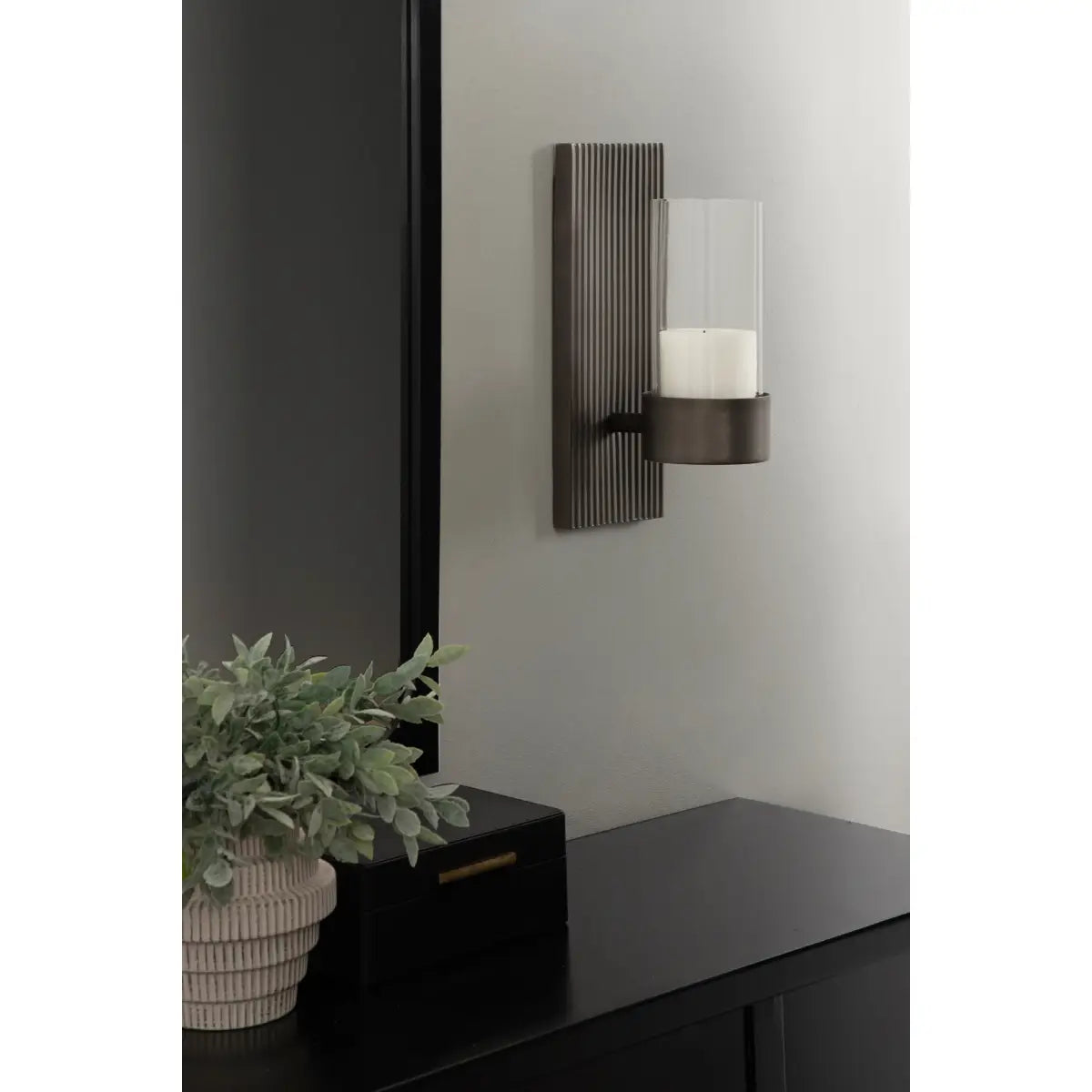 Rooks Rectangle Metal Wall Sconce - kateandlaurel