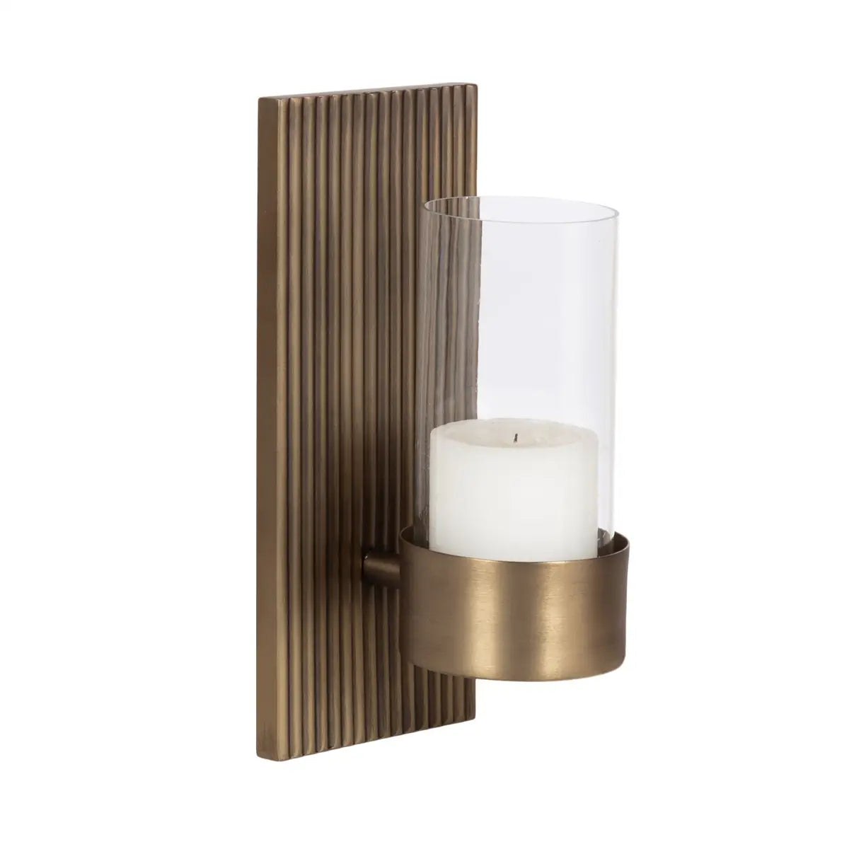 Rooks Rectangle Metal Wall Sconce - Gold - kateandlaurel