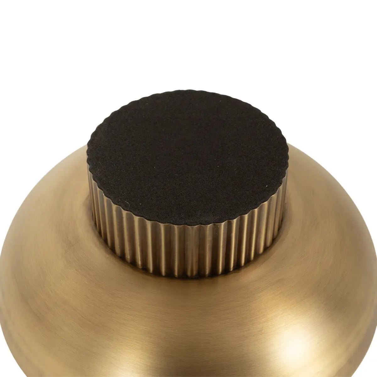 Rooks Ribbed Modern Metal Bowl - kateandlaurel