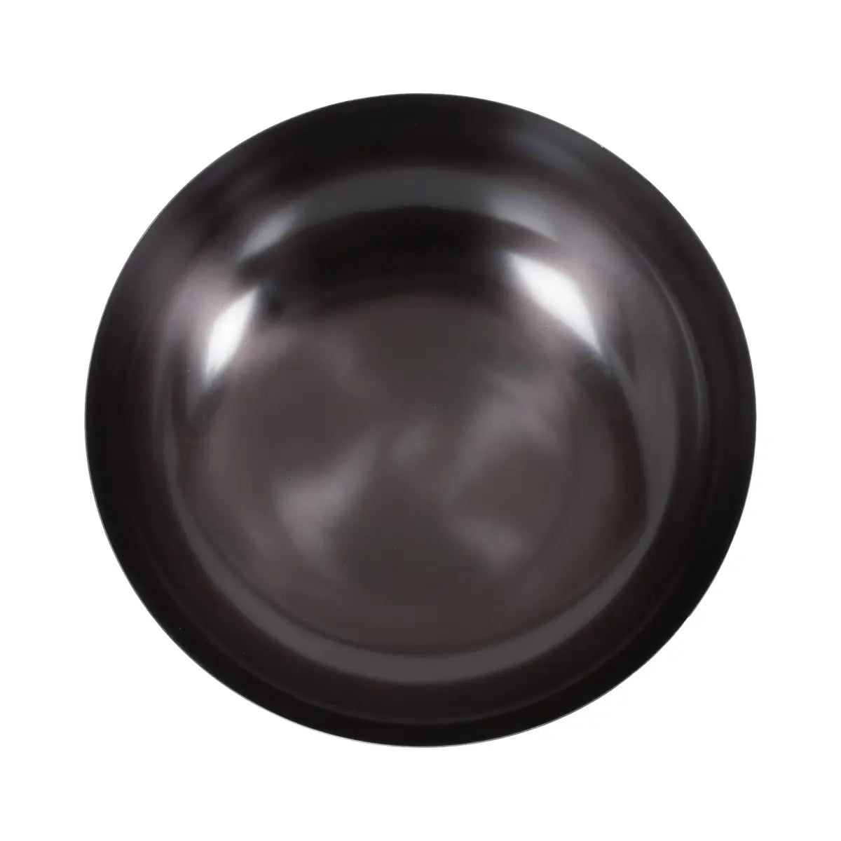 Rooks Ribbed Modern Metal Bowl - kateandlaurel