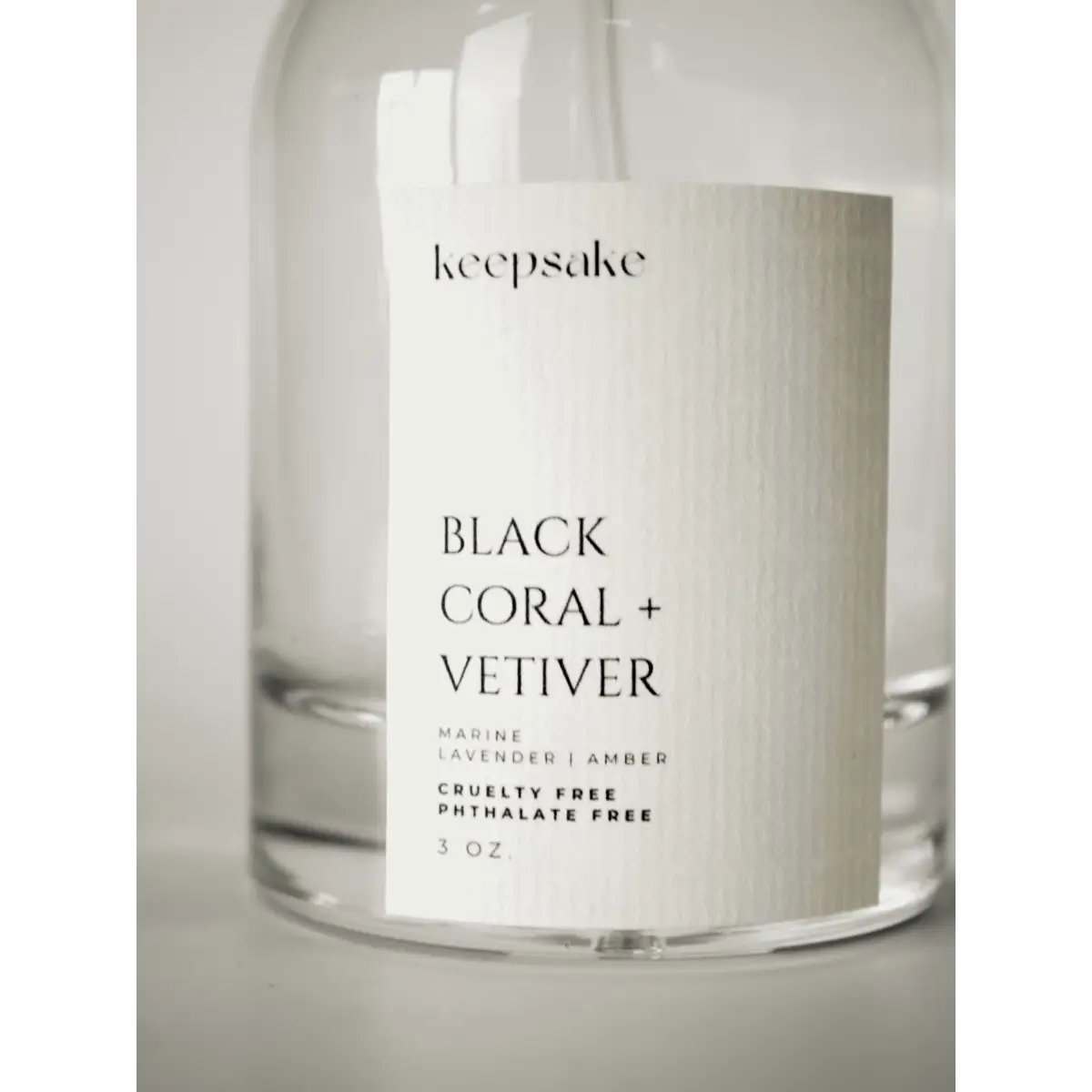 Room or Linen Spray - Black Coral + Vetiver - Keepsake Candle | Curated