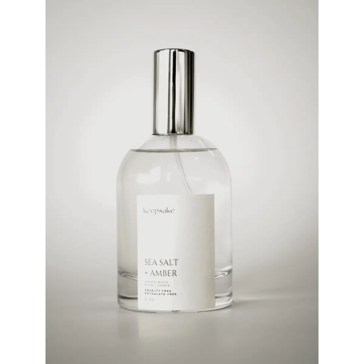Room or Linen Spray - Sea Salt + Amber - Keepsake Candle | Curated