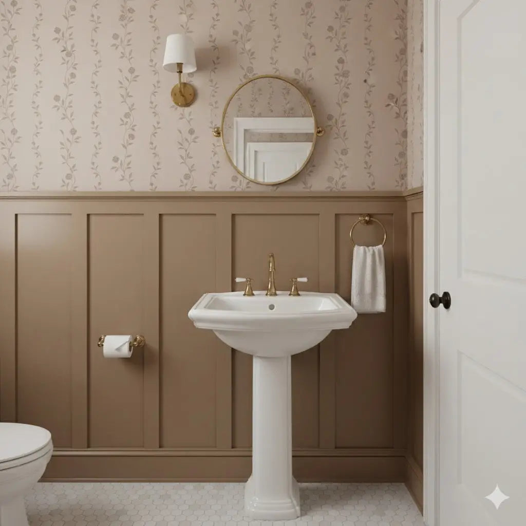 Rosalee Wallpaper - Wavy Flora Stripe - by The Feral Flower - Loomwell Home Goods