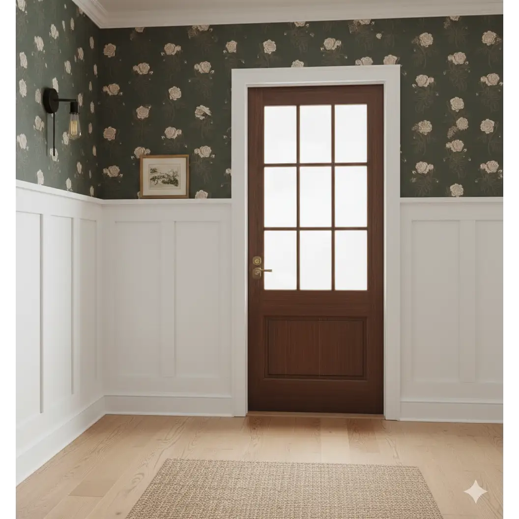 Rosalie Wallpaper - Rose Line Drawings - by Brittany Polatis Design - Loomwell Home Goods
