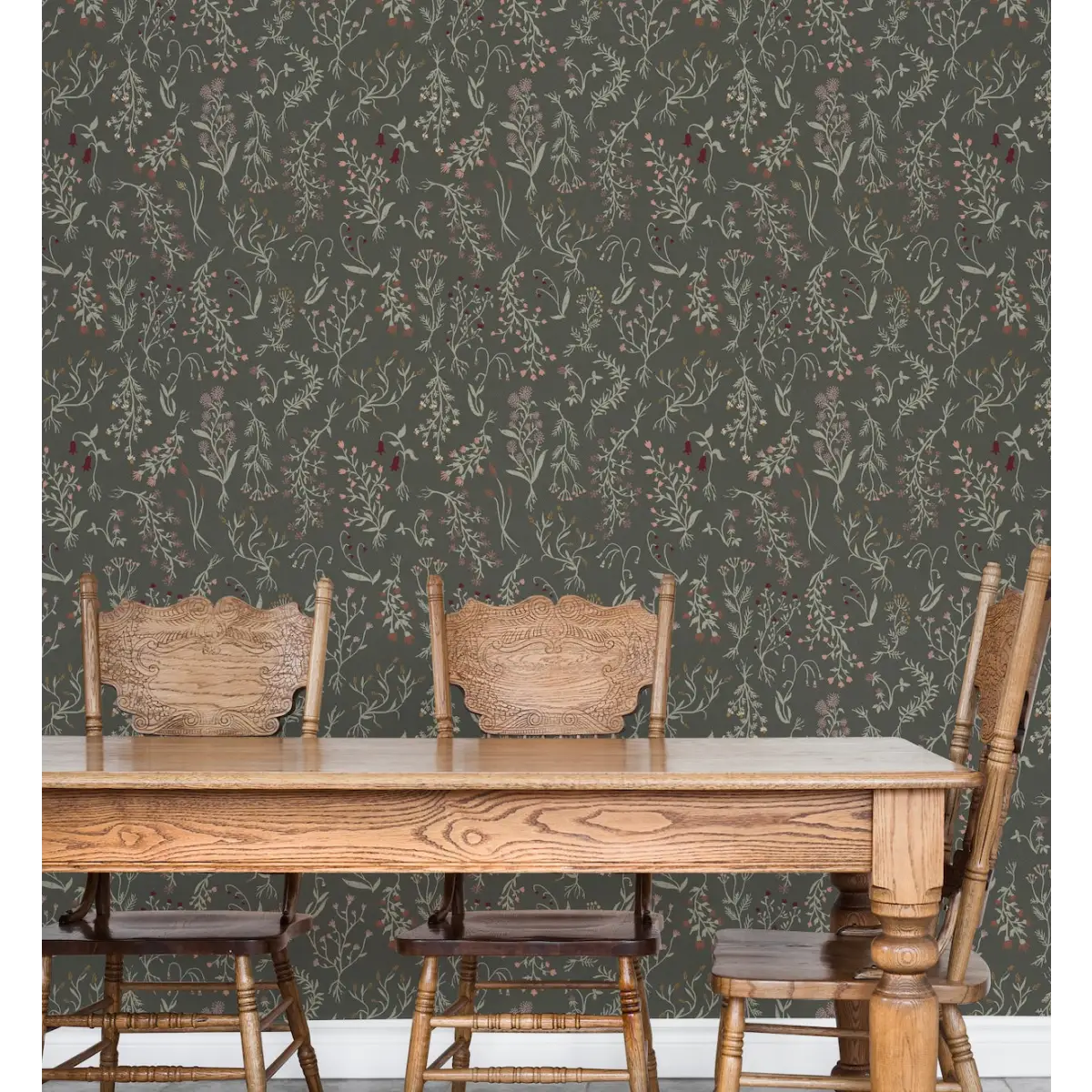 Roscoe Wallpaper - Wildflower Specimens - by Brittany Polatis Design - Loomwell Home Goods