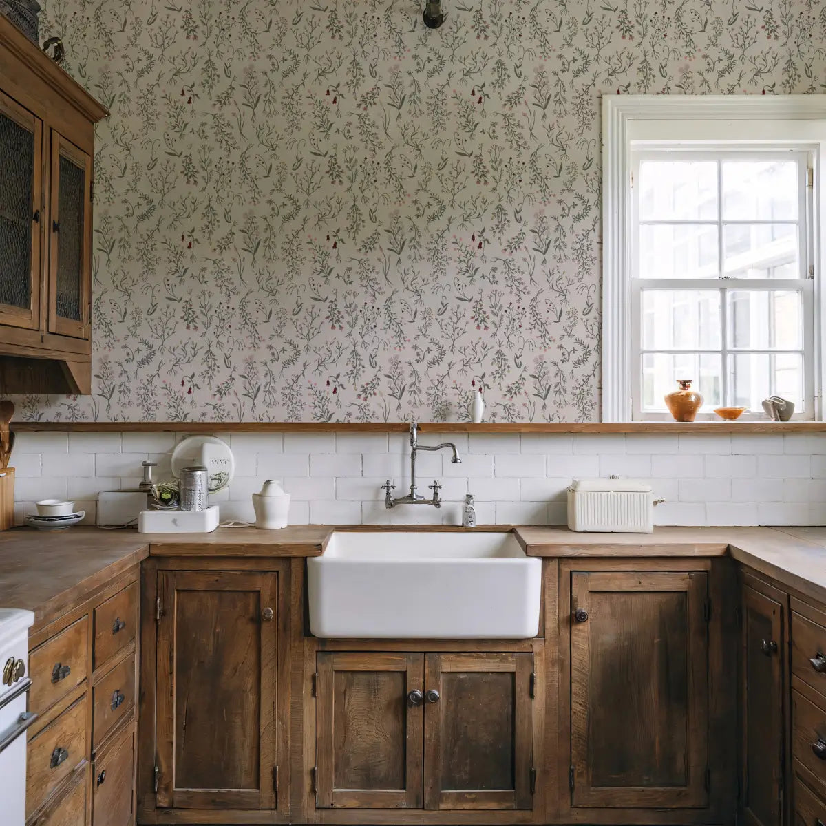 Roscoe Wallpaper - Wildflower Specimens - by Brittany Polatis Design - Loomwell Home Goods