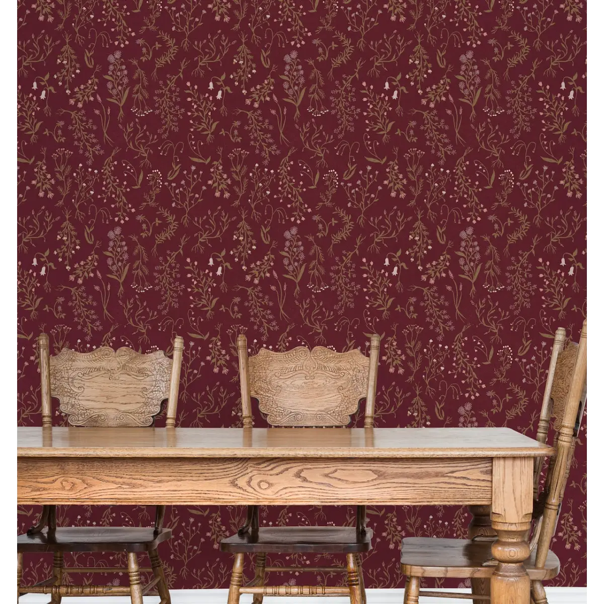 Roscoe Wallpaper - Wildflower Specimens - by Brittany Polatis Design - Loomwell Home Goods