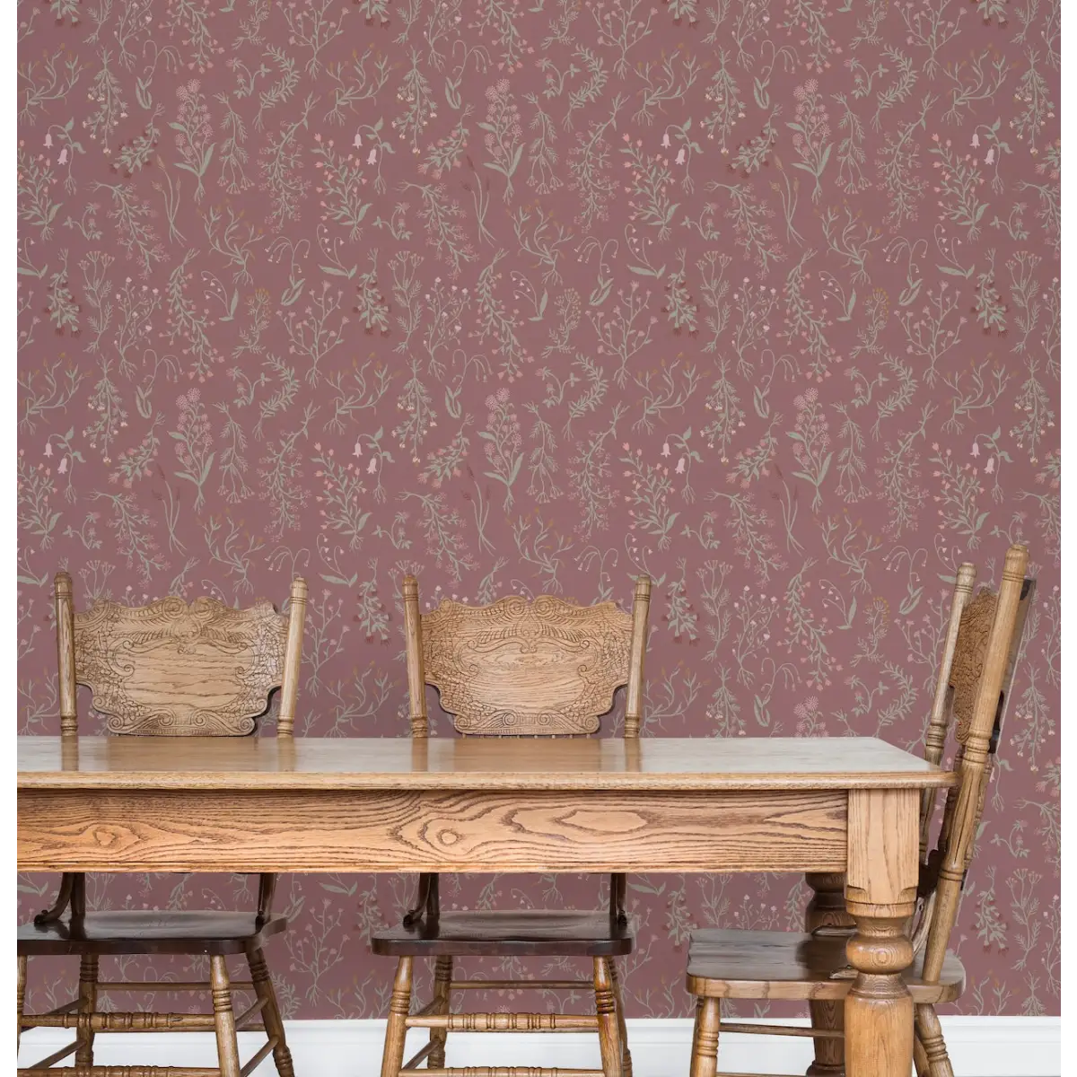 Roscoe Wallpaper - Wildflower Specimens - by Brittany Polatis Design - Loomwell Home Goods
