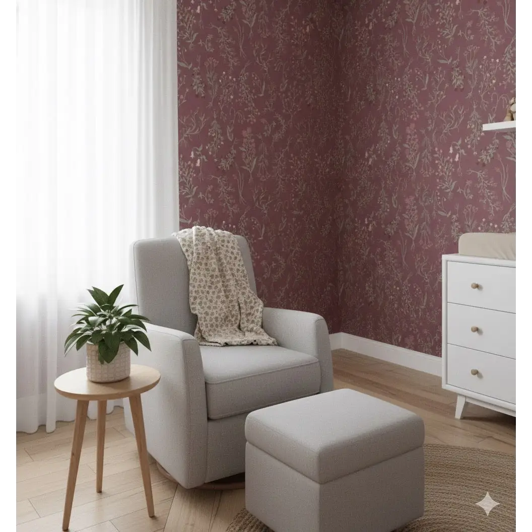 Roscoe Wallpaper - Wildflower Specimens - by Brittany Polatis Design - Loomwell Home Goods