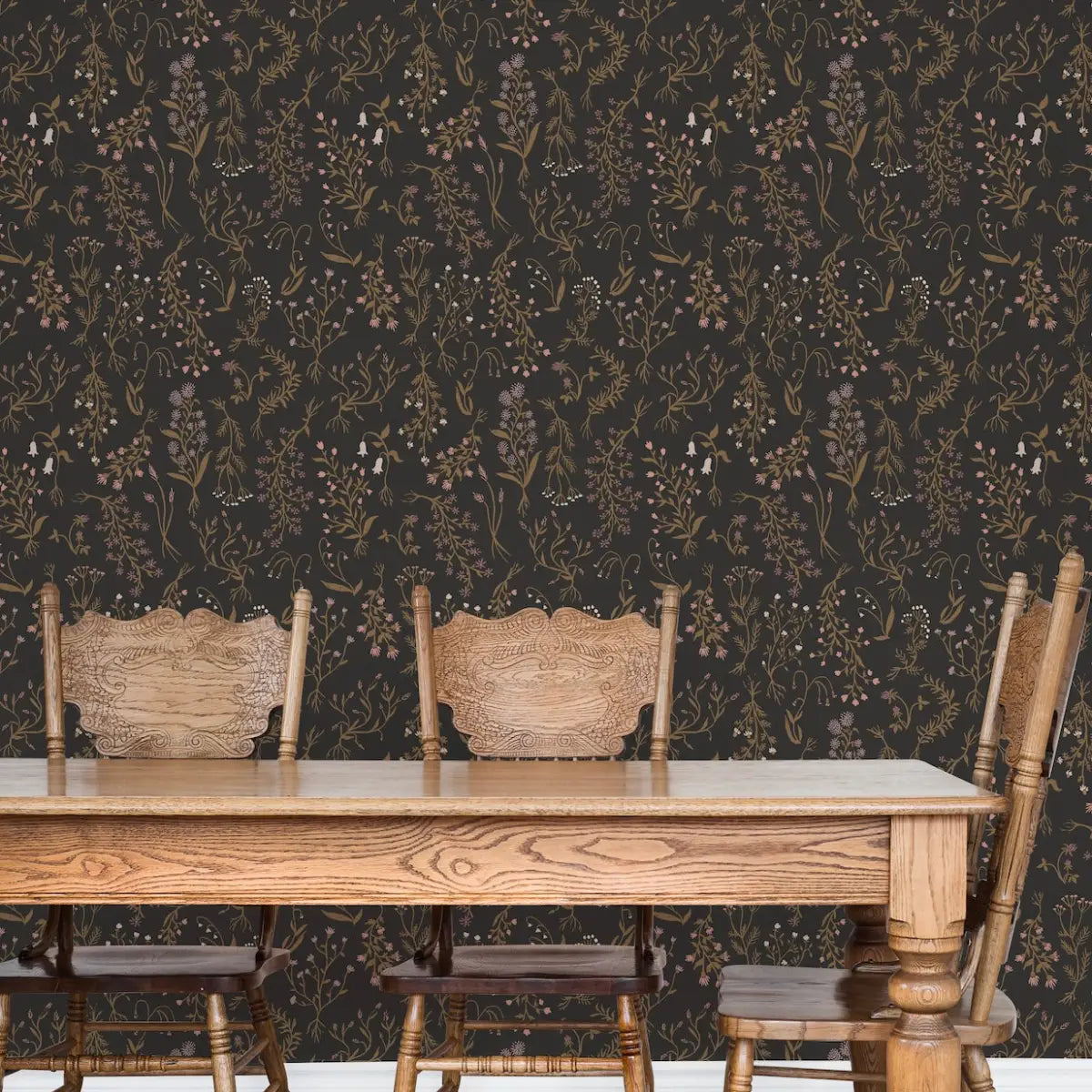 Roscoe Wallpaper - Wildflower Specimens - by Brittany Polatis Design - Loomwell Home Goods