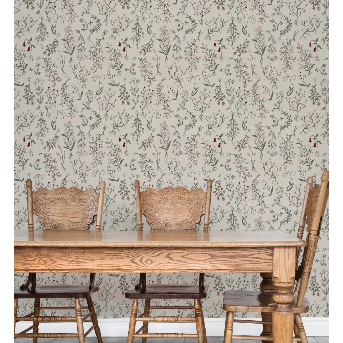 Roscoe Wallpaper - Wildflower Specimens - by Brittany Polatis Design - Loomwell Home Goods