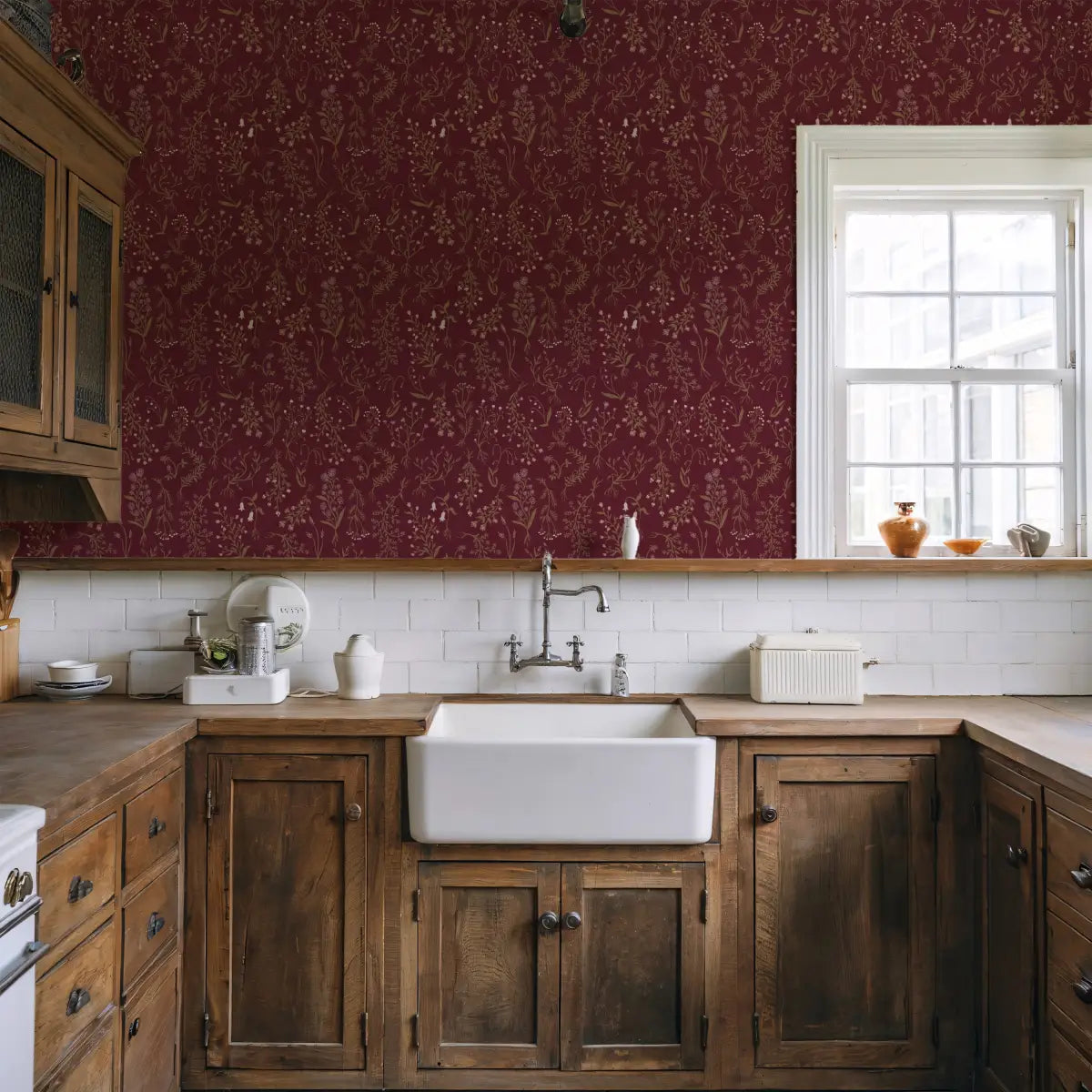 Roscoe Wallpaper - Wildflower Specimens - by Brittany Polatis Design - Loomwell Home Goods