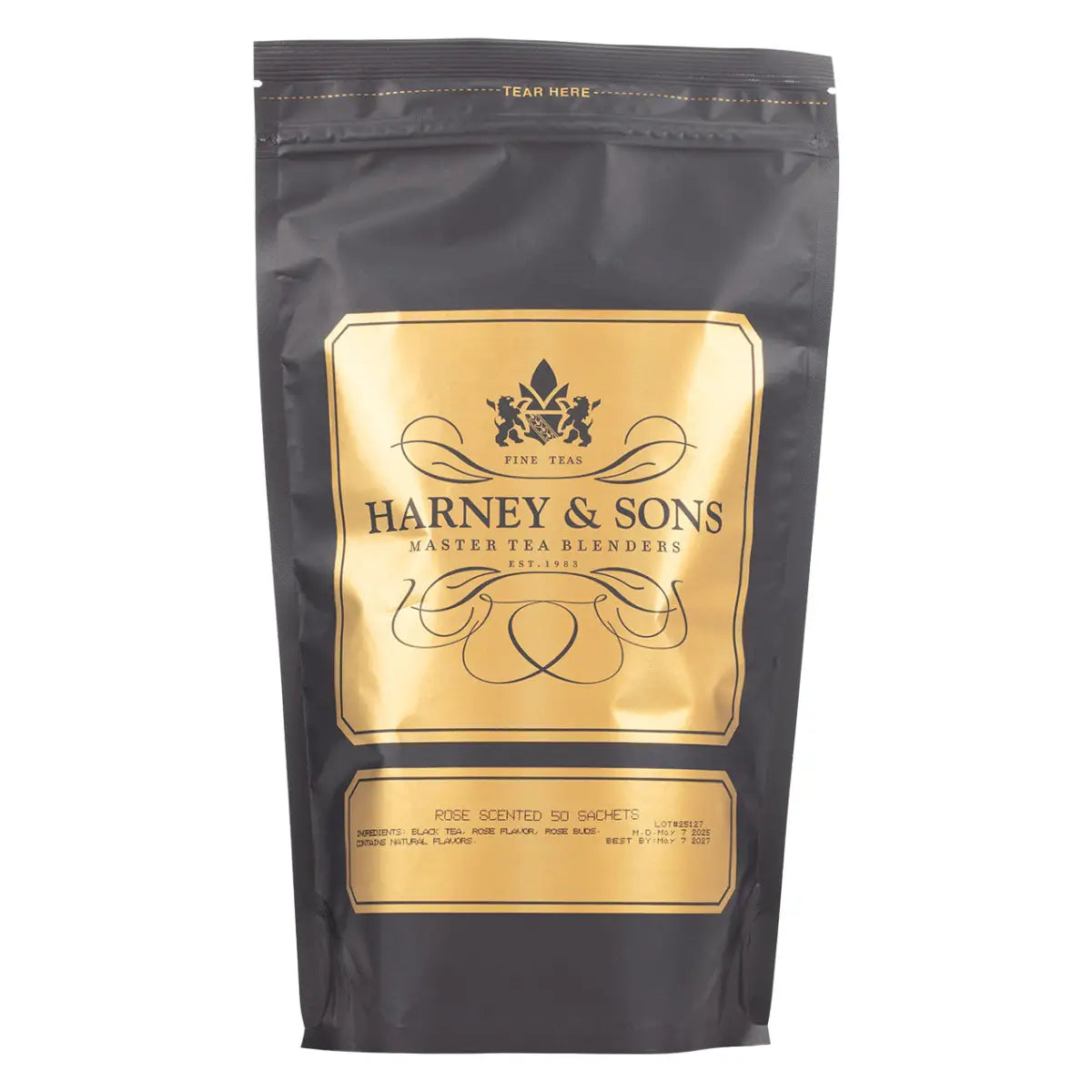 Rose Scented Tea - Sachets / Bag of 50 Sachets - Harney & Sons Fine Teas