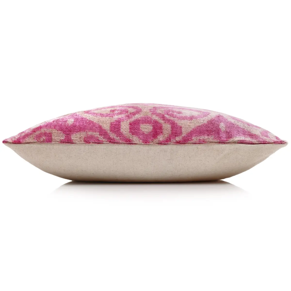Rose Silk Velvet Pillow - 16x24 - Handmade Luxury Lumbar Cushion - Canvello