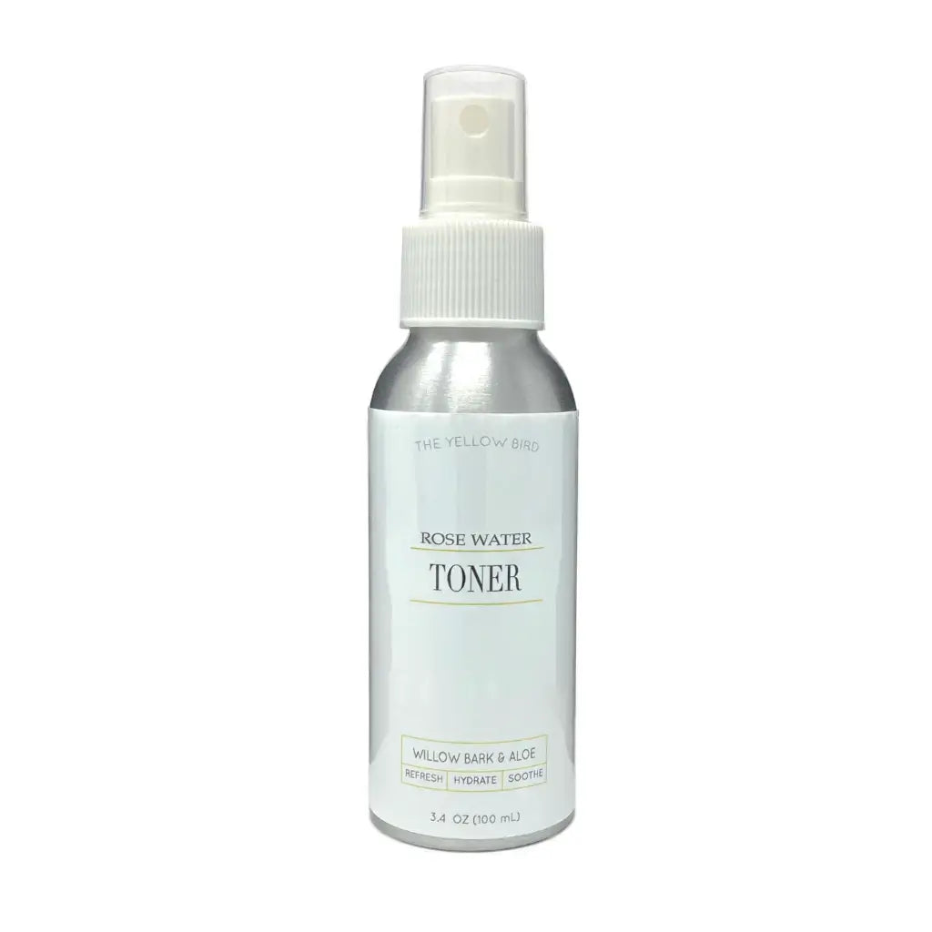 Rose Water Toner Face Mist - Natural - The Yellow Bird