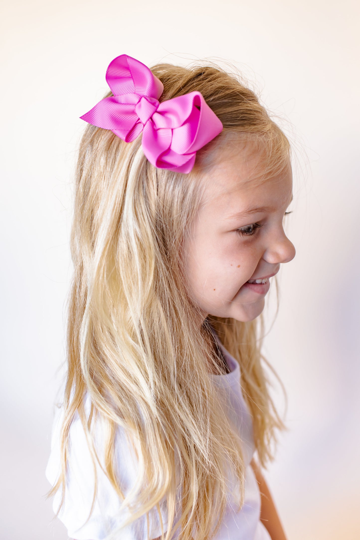 Solid Hair Bows - Rose / 4’’ - ARB Blanks