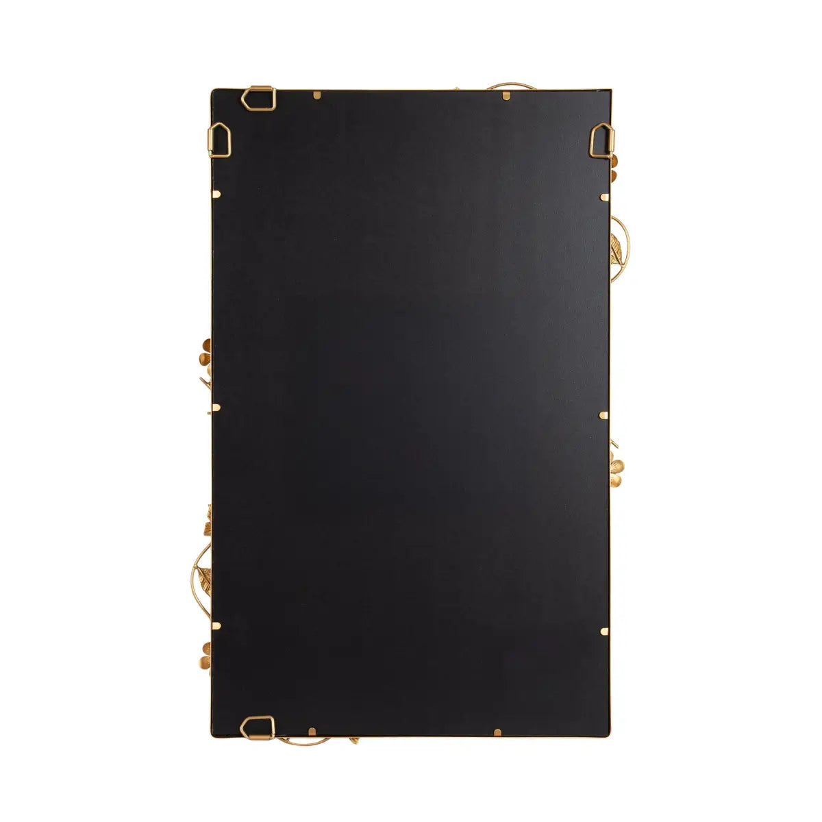 Rosella Floral Rectangular Metal Mirror - kateandlaurel