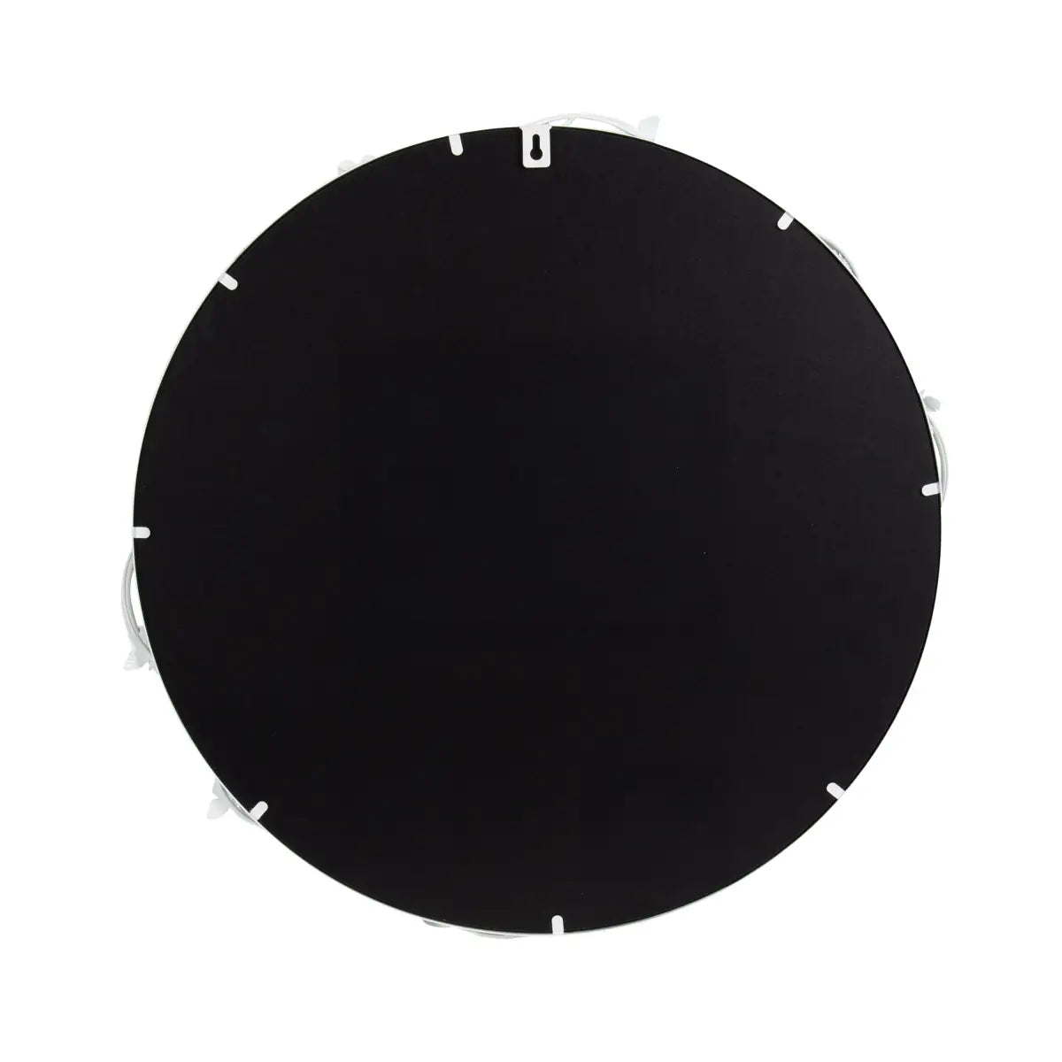 Rosella Floral Round Metal Wall Mirror - kateandlaurel