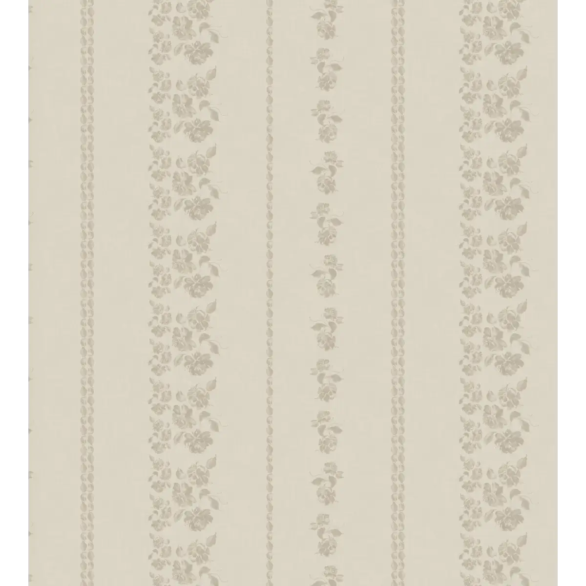 Roselle Stripe Wallpaper - Roses Cottage Stripe - by Safari Natalia x Taddy Mikelaites - Sample 1 foot by 1 foot