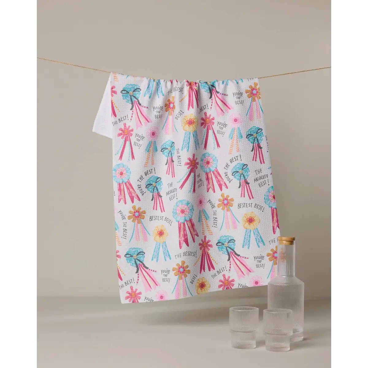 Kitchen Towel - Rosettes - Geometry