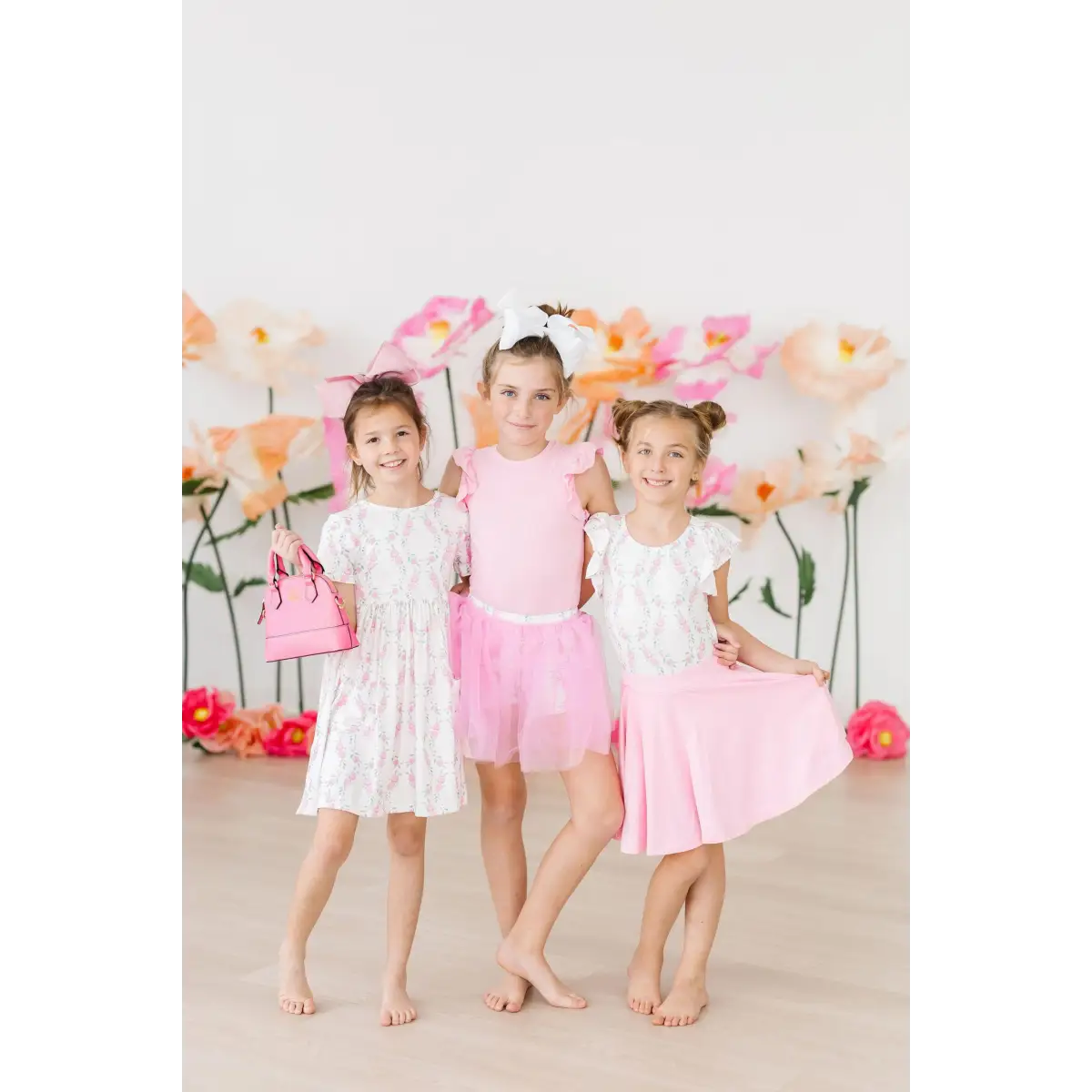 Flutter Sleeve Leotard - Rosie Posie - Mila & Rose ®