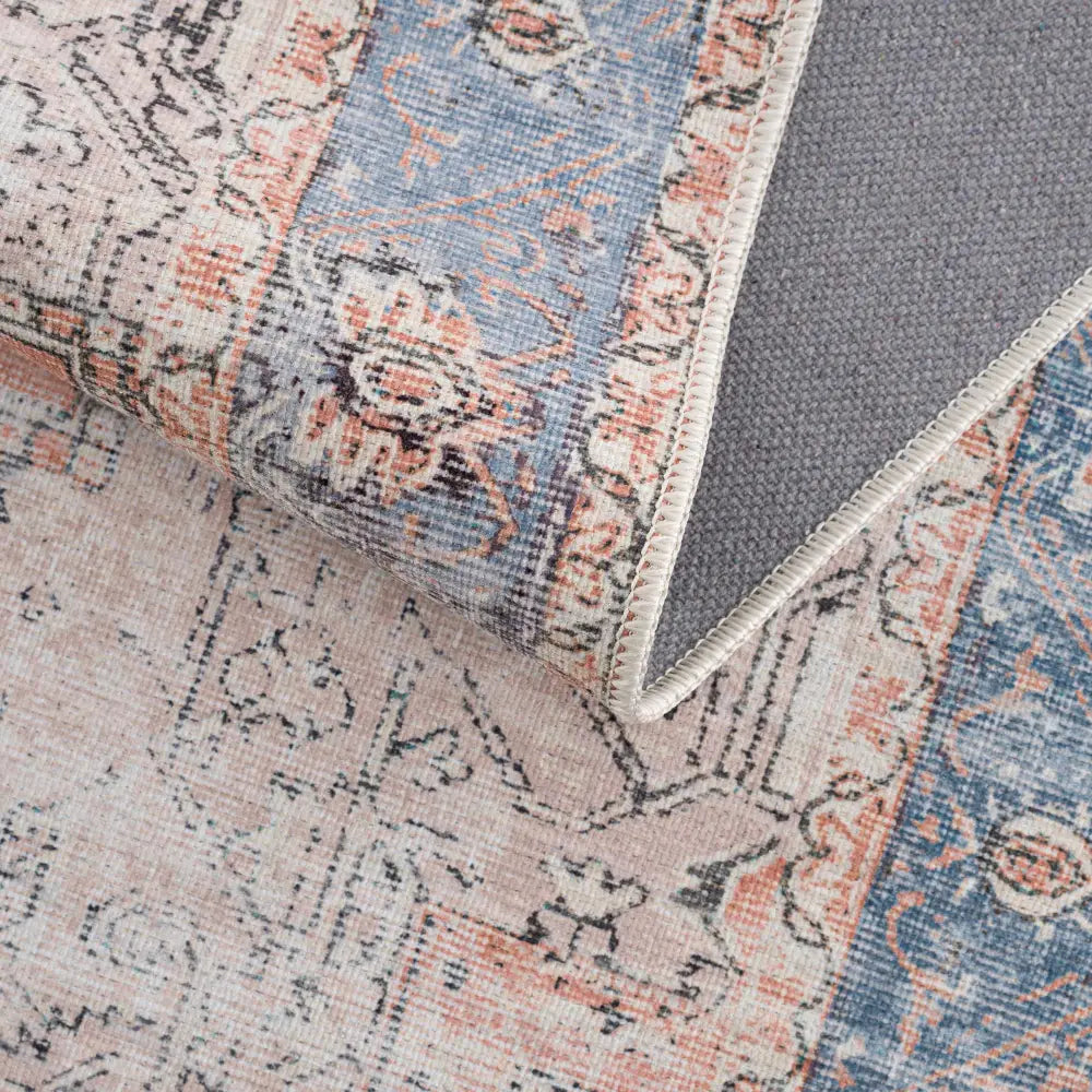 Rosman Distressed Washable Rug - Boutique Rugs