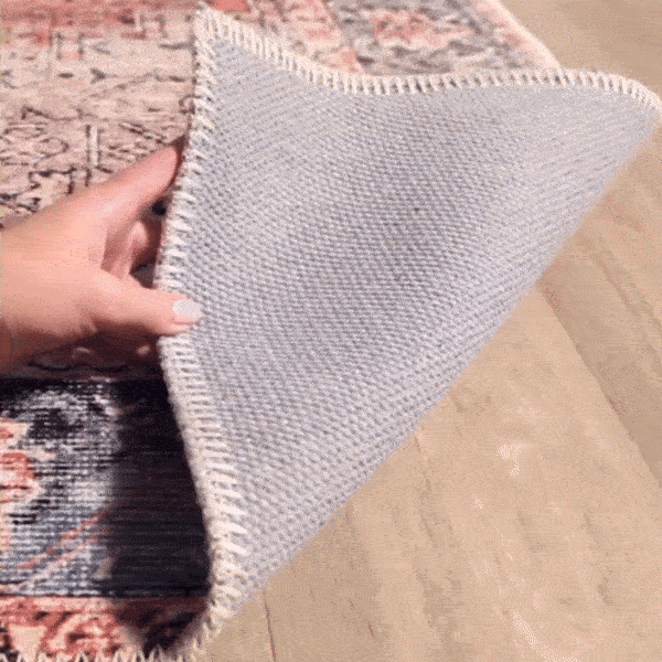 Rosman Distressed Washable Rug - Boutique Rugs