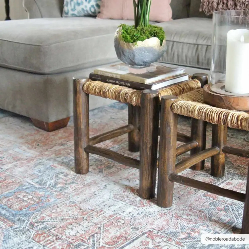 Rosman Distressed Washable Rug - Boutique Rugs