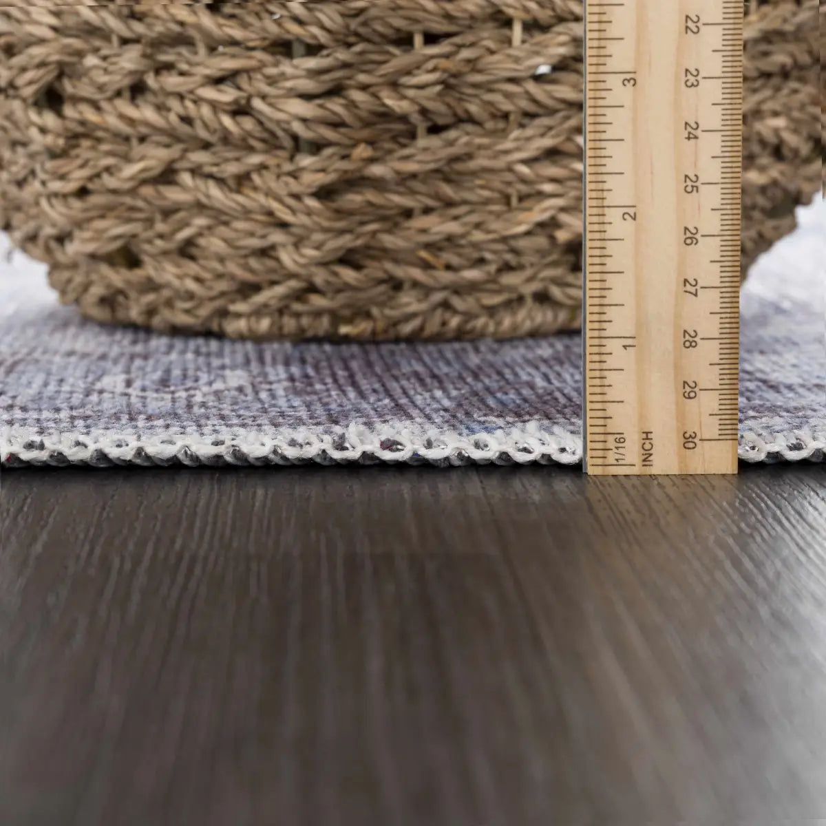 Rosman Ice Blue Washable Rug - Boutique Rugs