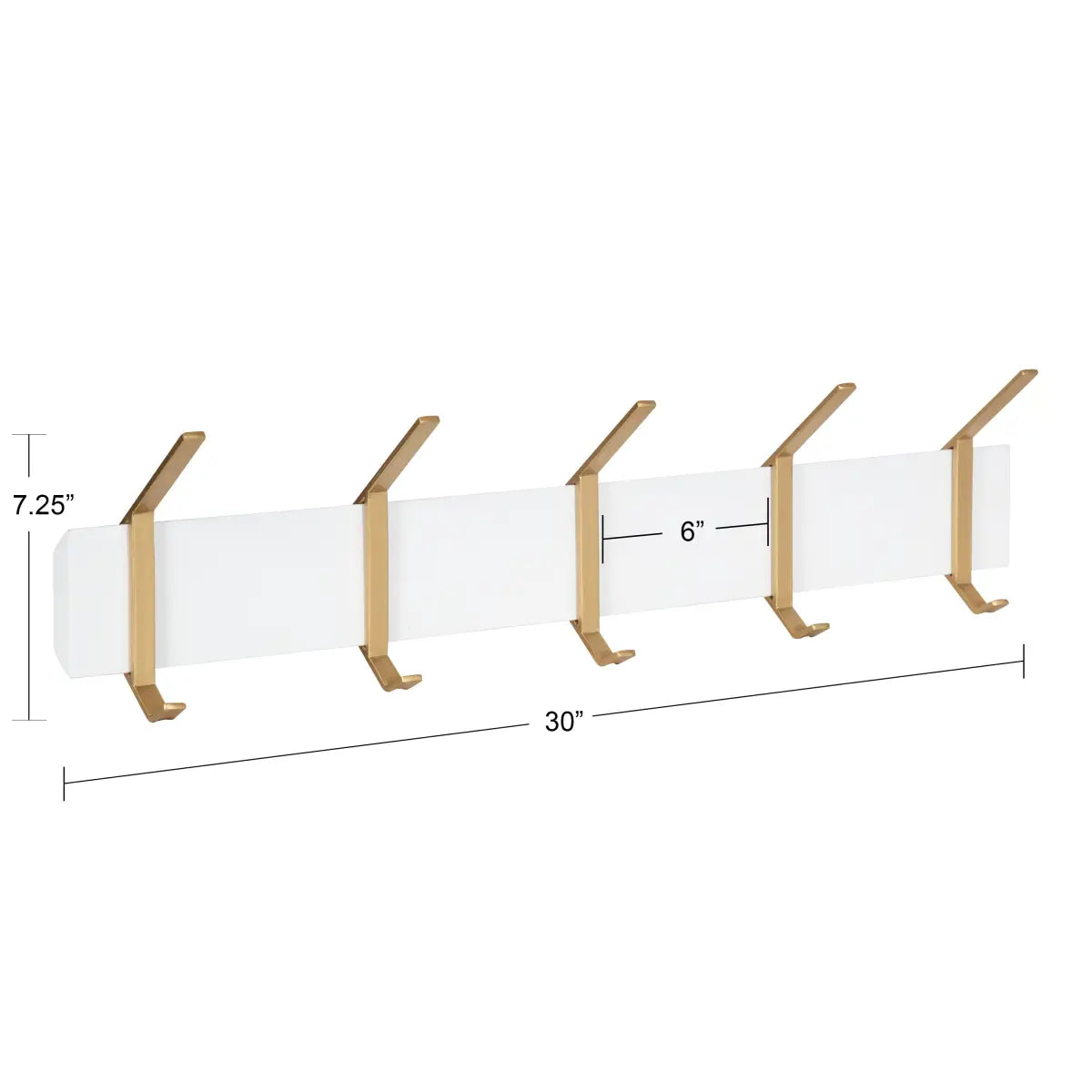 Rossmore Wood and Metal Hooks - kateandlaurel