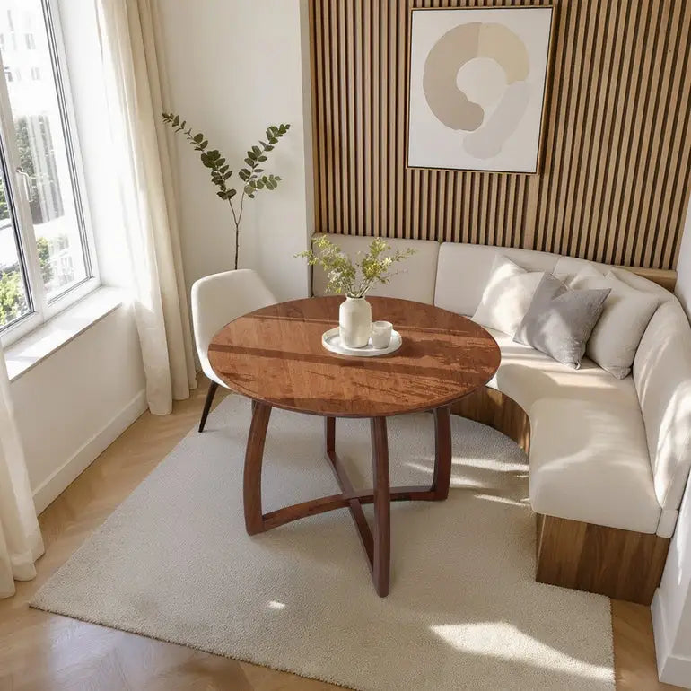Round Dining Table - Alma 36 in Mid-Century Modern Kitchen & Dining Room - Megsu