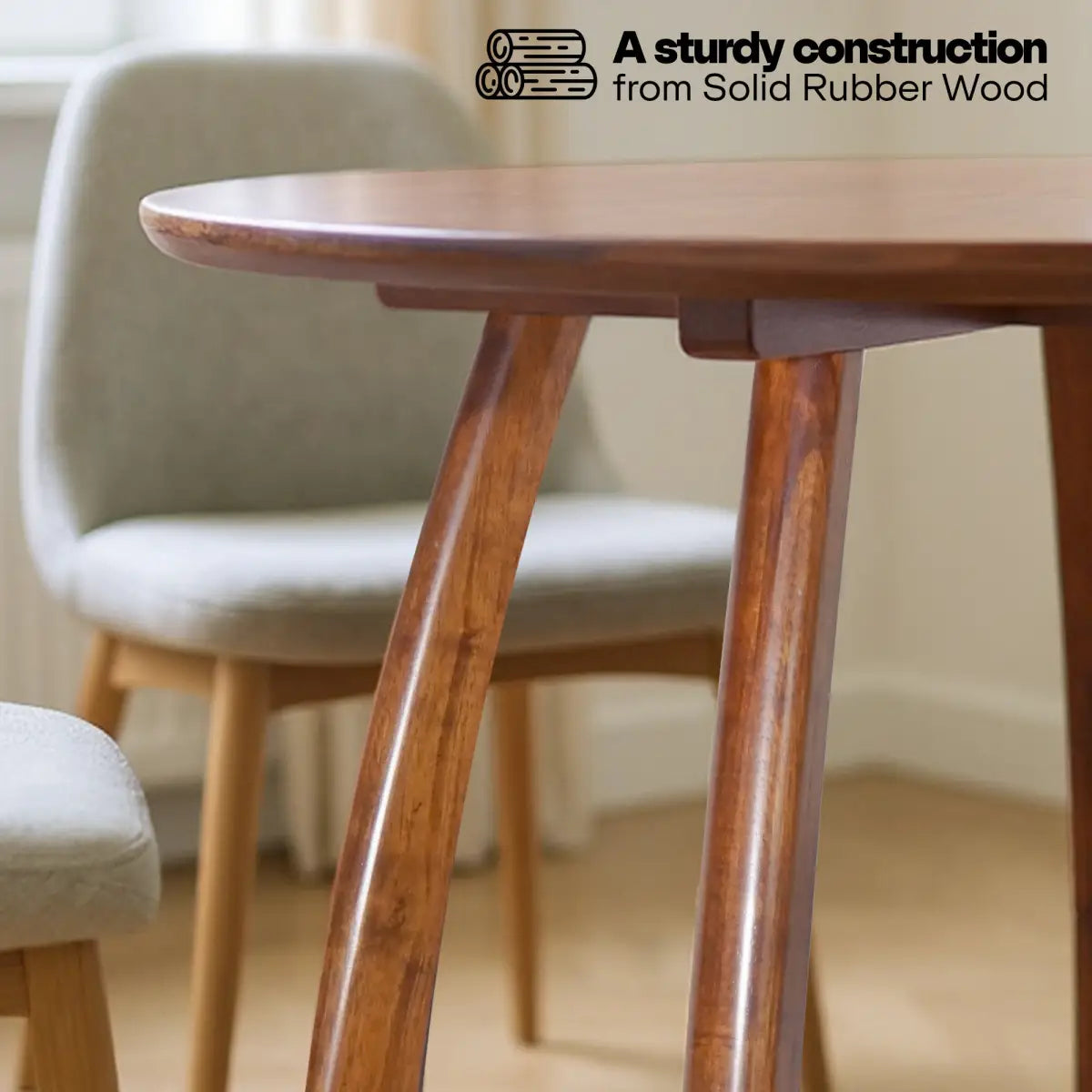 Round Dining Table - Alma 36 in Mid-Century Modern Kitchen & Dining Room - Megsu