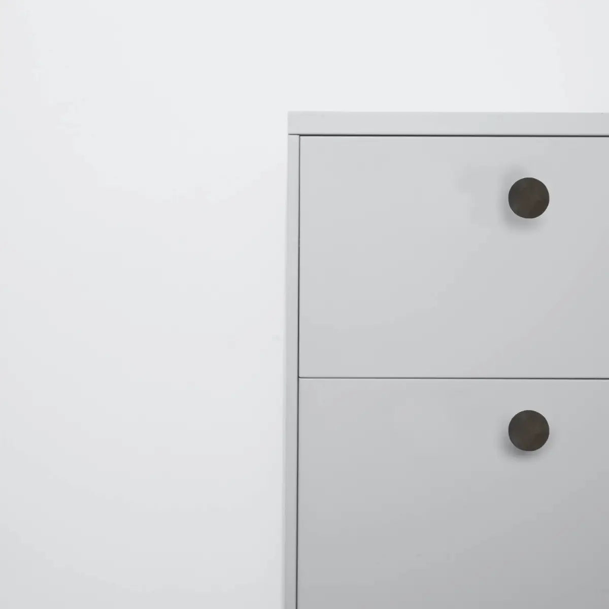 Round Modern Metal Knob gold silver black (each) - Perilla Home