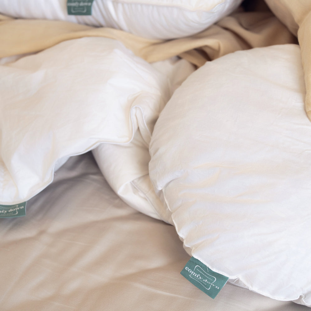 ComfyDown 95% Feather 5% Down, Diameter Round Decorative Pillow Insert, Sham Stuffer - MADE IN USA