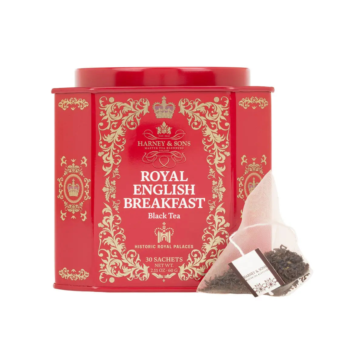 Royal English Breakfast Tea - HRP Tin of 30 Sachets - Sachets / Tin of 30 Sachets - Harney & Sons Fine Teas