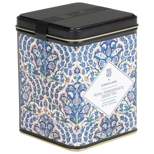 Royal Pomegranate Green Tea - Tin of 20 Sachets - Sachets / Tin of 20 Sachets - Harney & Sons Fine Teas
