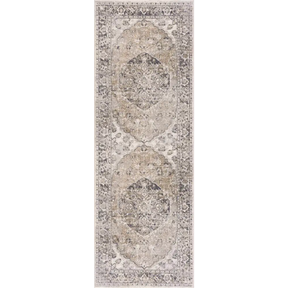 Rudo Beige Washable Area Rug - Boutique Rugs