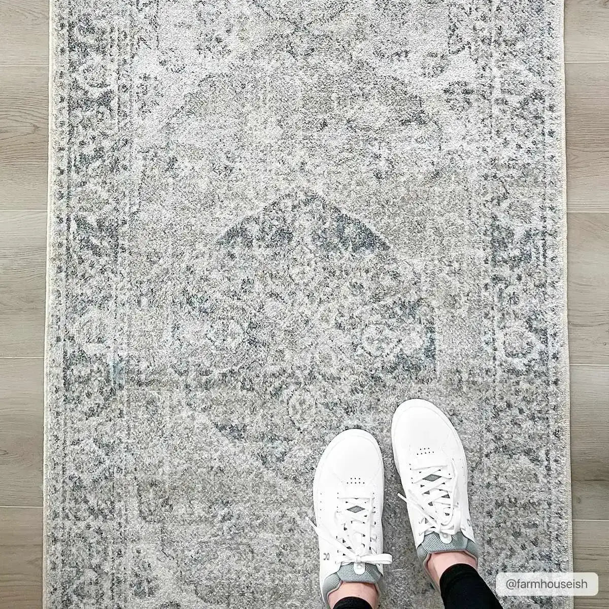 Rudo Blue Washable Area Rug - Boutique Rugs