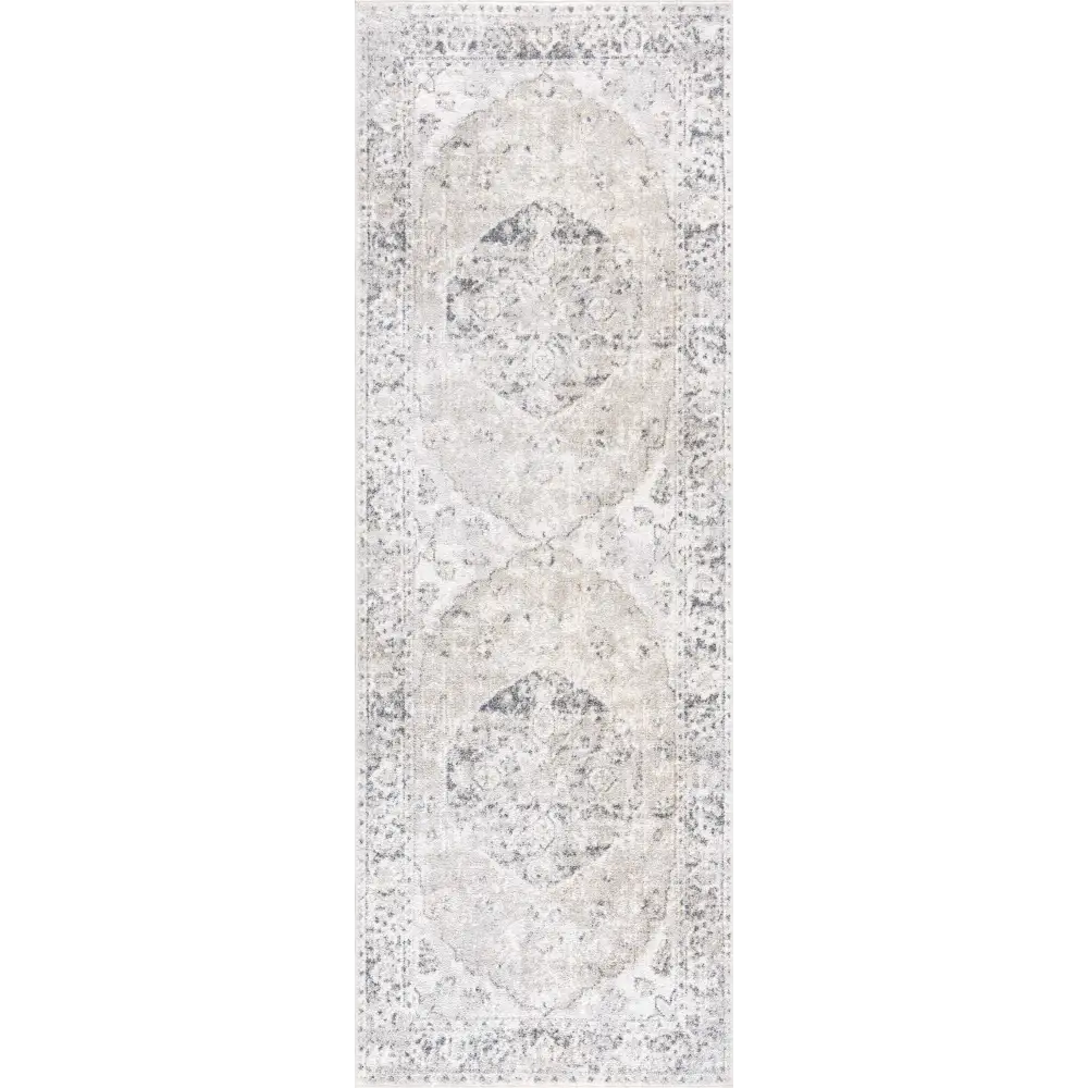 Rudo Cream Washable Area Rug - Boutique Rugs