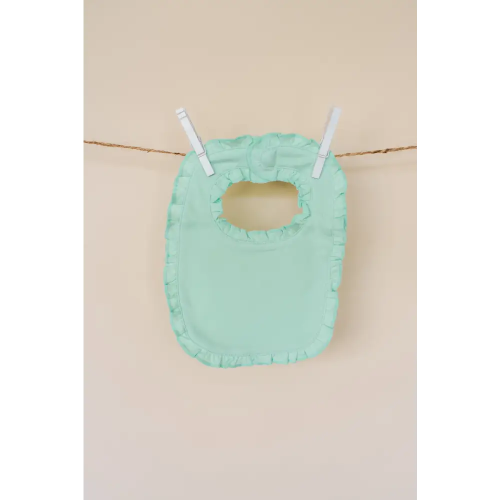 Ruffle Baby Bibs - Mint / One Size - ARB Blanks