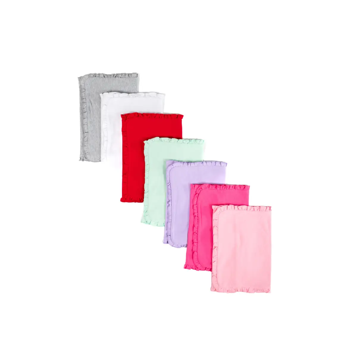 Ruffle Burp Cloths - ARB Blanks