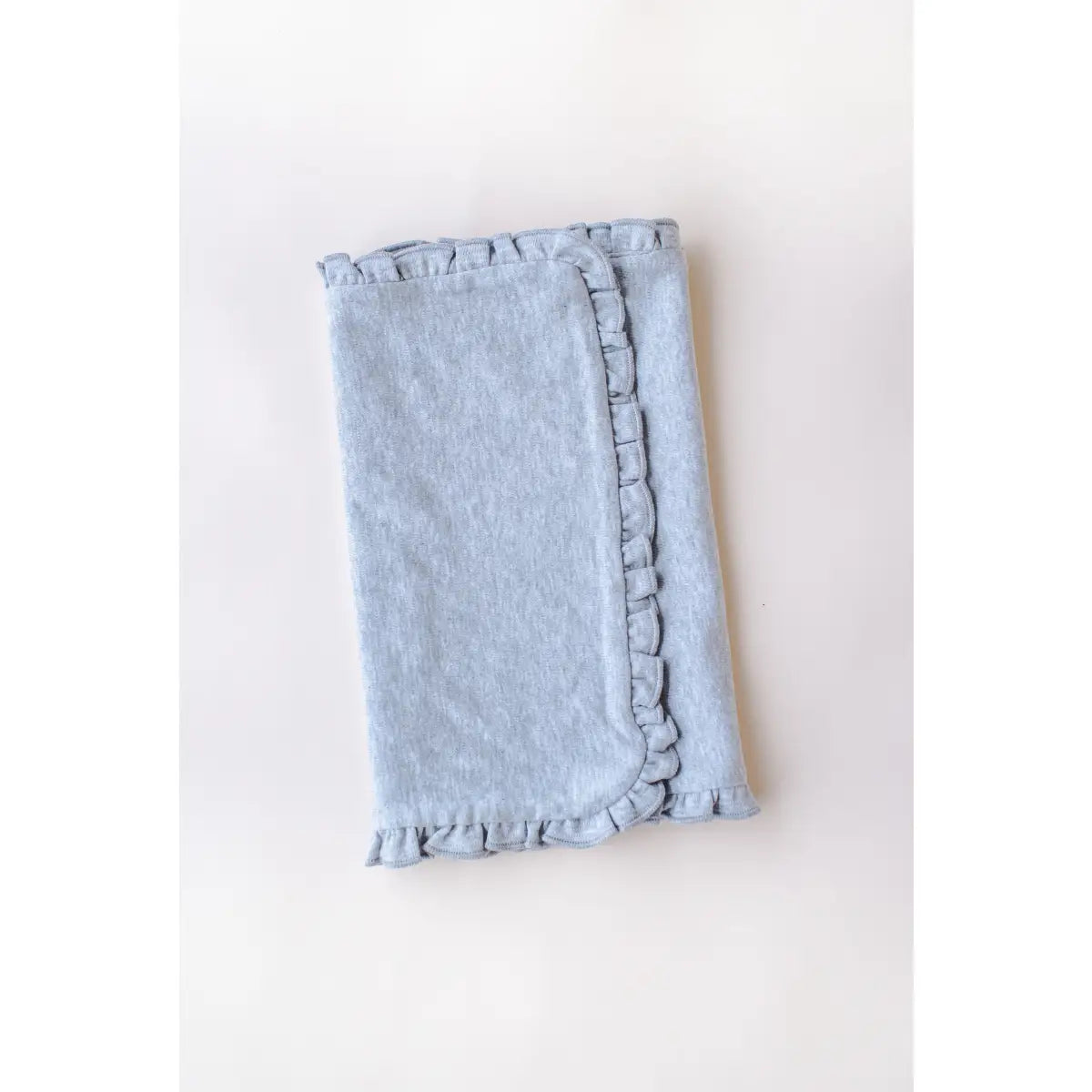Ruffle Burp Cloths - Grey / One Size - ARB Blanks