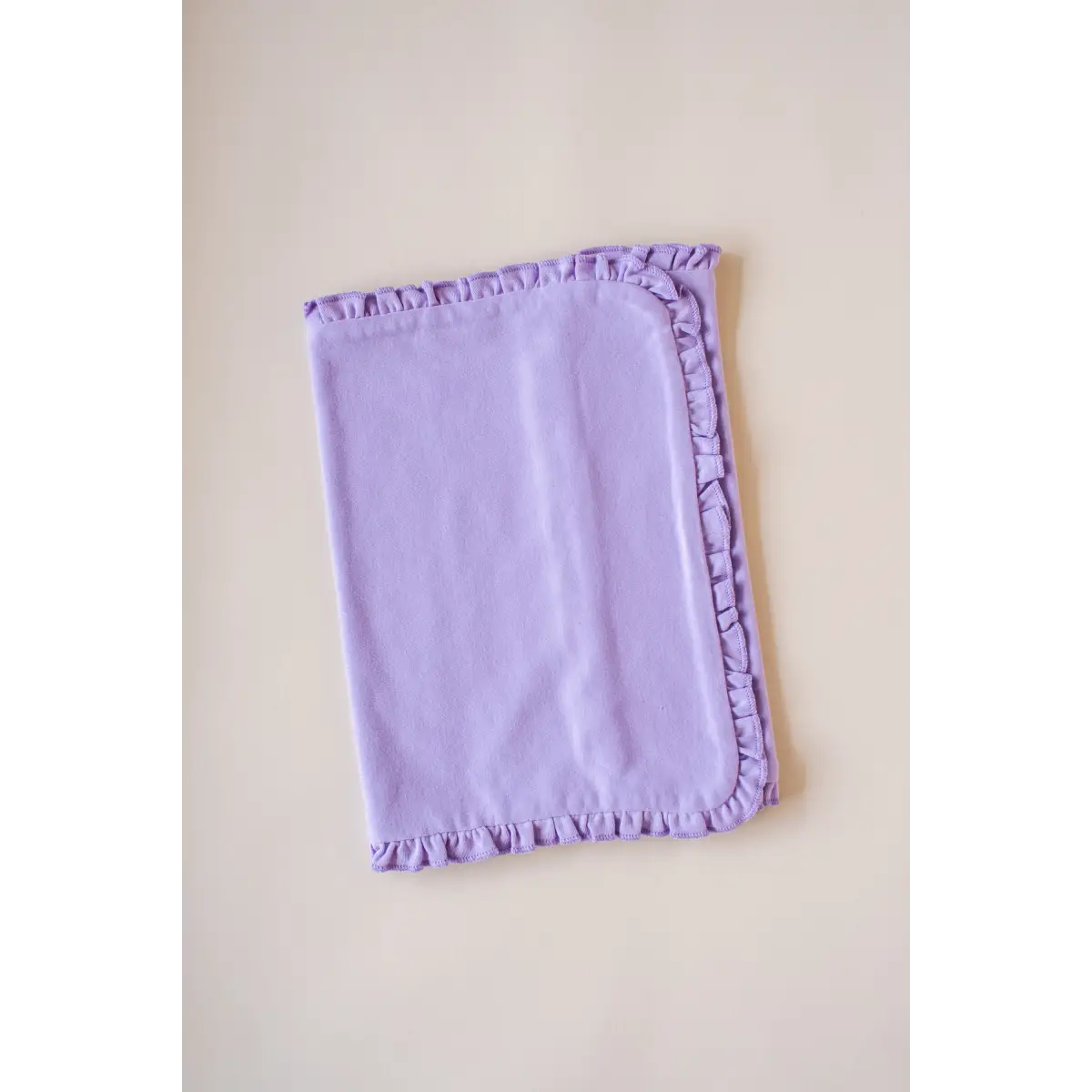 Ruffle Burp Cloths - Lilac / One Size - ARB Blanks