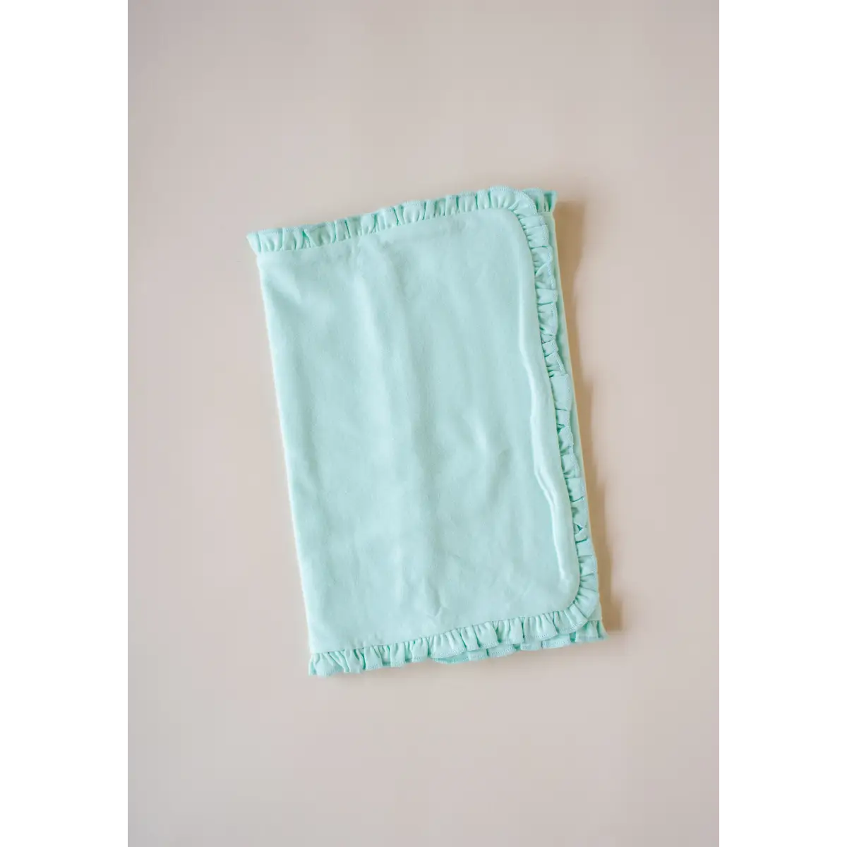 Ruffle Burp Cloths - Mint / One Size - ARB Blanks