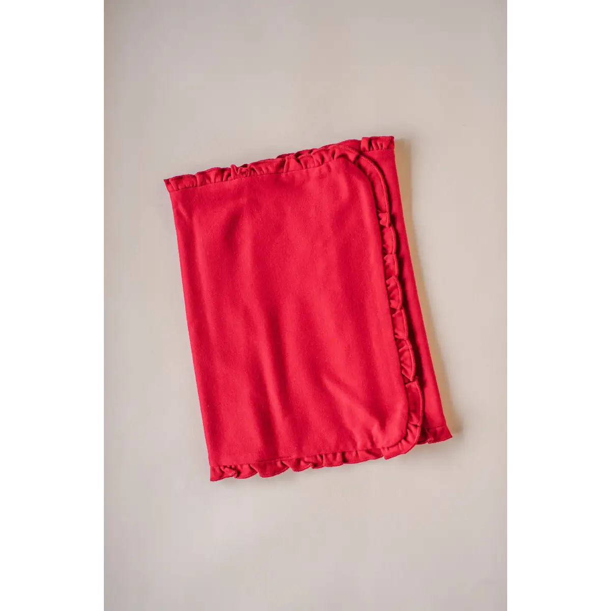 Ruffle Burp Cloths - Red / One Size - ARB Blanks